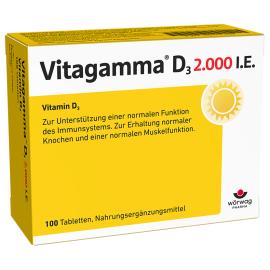 Vitagamma D3 2.000 I.E. Vitamin D3 Nem Tabletten