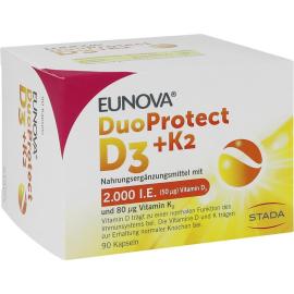 Eunova Duoprotect D3+K2 2000 I.E./80 ?g Kapseln