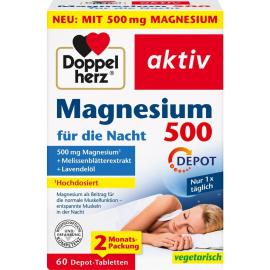 Doppelherz Magnesium 500 für die Nacht Tabletten