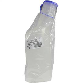 Urinflasche Mann Kunststoff 1 l m.Verschl.milchig