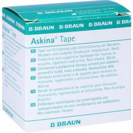 Askina Tape Pfl.unelast.3,8 cmx10 m weiß